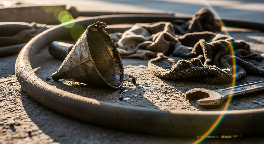 Descontaminación de depósito de combustible en Ambite