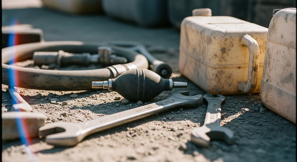 Descontaminación de depósito de combustible en Belmonte De Tajo