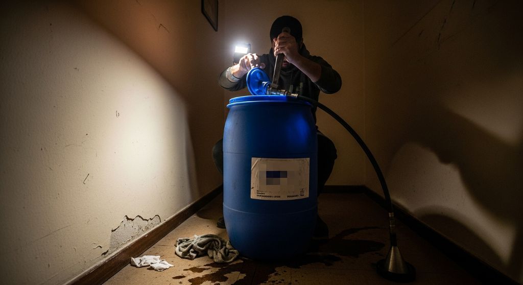 Servicio de Sacar gasolina de depósito diésel en Navalafuente